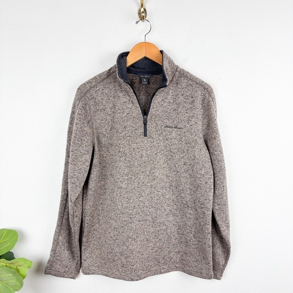 Eddie Bauer Men’s 1/4 Zip Pullover Sz M - Picture 1 of 6